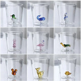 FloraPaw 3D Artistiek Glazen Drinkglas