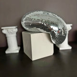 MeltedMirror Disco Bal Ornament – Handgemaakt Funky Spiegeldecor voor Tafel en Plank