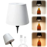 VinoLux Draadloze Wijnfles LED Tafellamp – Type-C Oplaadbaar