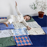 SoftRhomb Luxe Geometrische Handdoek – Superzacht