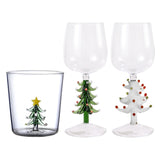 WinterGlim 3D Feestglas met Kerstboom
