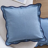 NordicBlauw Geplooide Kussenhoes 45x45