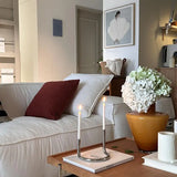 NordicTwin U-Vormige Design Kandelaar – Bauhaus Stijl Roestvrijstalen Dubbele Kaarsenhouder