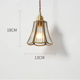 AuroraLux Messing-Glas Pendellicht