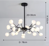 LumiFlicker Vertakte Vuurvlieg Kroonluchter