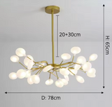 LumiFlicker Vertakte Vuurvlieg Kroonluchter