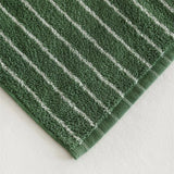 Luxe Geweven Katoenen Handdoek – Gestreepte geometrische ruit absorberende gezichts- en haarhanddoek