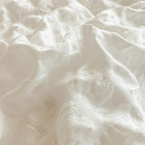 Korean Lace Seersucker Luxe Beddengoedset – Ademend TWILL Duvet Cover Set met Kantafwerking