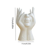 Artistieke Vinyl Organizer – Lichaamsvorm Stand voor Cosmetica en Bureaubenodigdheden