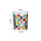 CrystalWeave Kleurrijk Handbeschilderd Kristallen Glas – Europees Vintage Whiskey & Juice Glas