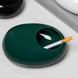 NordicAura Draagbare Keramische Asbak – Creatieve Scandinavische Decoratie & Functioneel Design