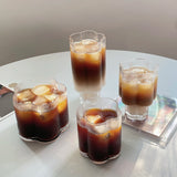 CrystalSip Vintage Geribbelde Glazen Drinkbeker – Luxe IJs-, Whisky- & Wijn Glas van Borosilicaat