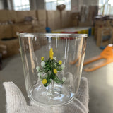 WinterGlim 3D Feestglas met Kerstboom
