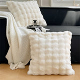 FluffyHugs Retro Pluche Kussensloop