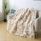 CozyFur Faux Rabbit Fleece Deken
