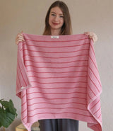 Luxe gestreepte gekamde katoenen handdoek