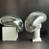 MeltedMirror Disco Bal Ornament – Handgemaakt Funky Spiegeldecor voor Tafel en Plank