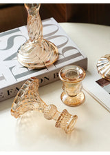 AuroraLuxe Europese Glazen Kandelaar