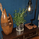 DiscoGlow Spiegelende Keramische Plantenpot – Retro Disco Ball Bloempot voor Binnendecoratie