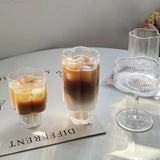 CrystalSip Vintage Geribbelde Glazen Drinkbeker – Luxe IJs-, Whisky- & Wijn Glas van Borosilicaat