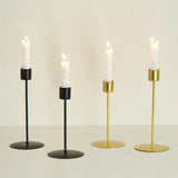 Auréline Gouden Metalen Kaarsenhouder