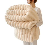 VeluSoft Ribbed Deluxe Fleece Plaid