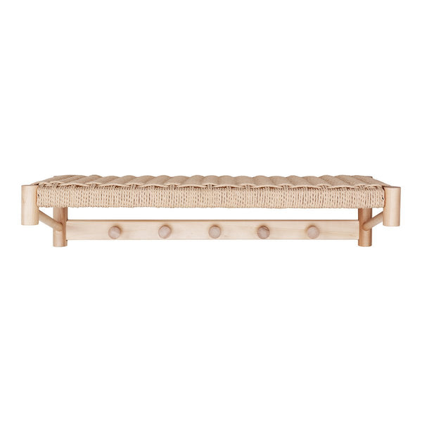 Abano Hoedenplank Naturel 78x31x17 cm