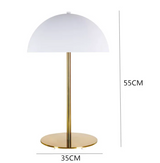 LumaBau Minimalistische Bauhaus LED Bureaulamp – Creatieve Metalen Tafellamp