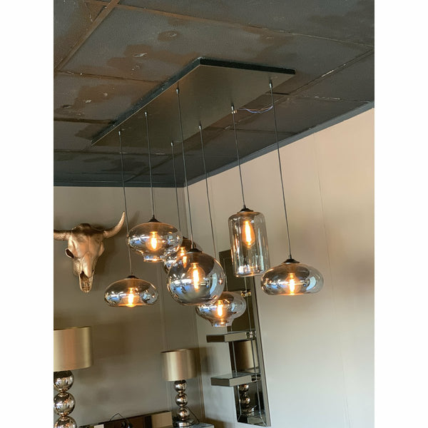 Ava Hanglamp Smoke Glas