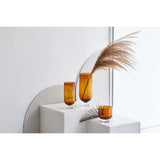 Moderne cilindervaas Amber ombre
