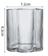 CrystalSip Vintage Geribbelde Glazen Drinkbeker – Luxe IJs-, Whisky- & Wijn Glas van Borosilicaat