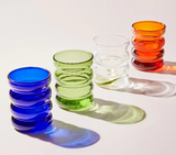 RippleWave Creatieve Hittebestendige Glazen Beker – 250ml Luxe Drinkglas