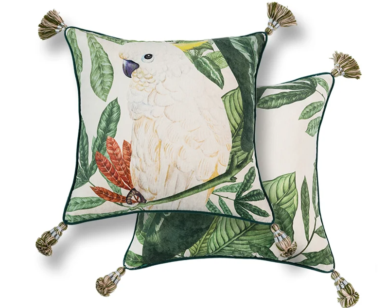 Moderne Waterverf Geometrie Kussenhoes – Abstract Bauhaus Stijl