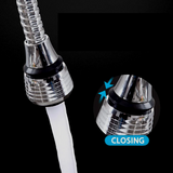 AquaFlex Steel Pro – Rvs Kraanverlenging met 360° Draaiing & Waterbesparende Technologie