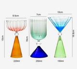 AuroraSip Luxe Cocktailglas met Kleurverloop