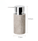 Natuurlijke Zilvergrijze Cave Stone Luxe Badkamer Accessoireset