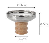 Nordic Luxe Aromatherapie Dienblad – Roestvrijstalen Decoratie Tray met Edelsteen Elementen