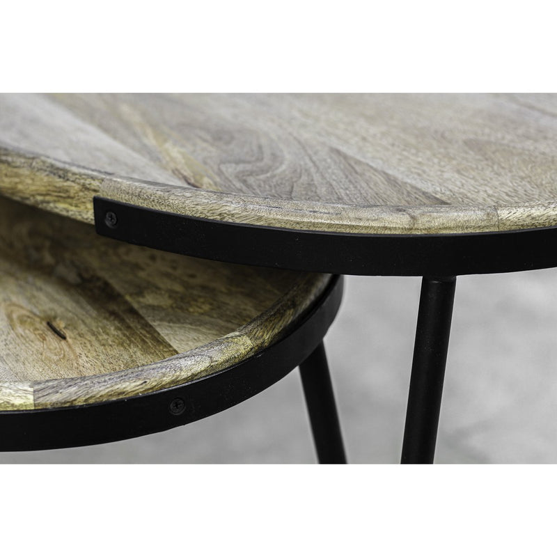2 Delige salontafelset Paulson naturel