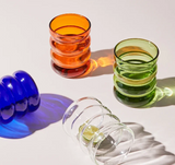 RippleWave Creatieve Hittebestendige Glazen Beker – 250ml Luxe Drinkglas