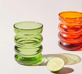 RippleWave Creatieve Hittebestendige Glazen Beker – 250ml Luxe Drinkglas