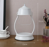 AromaGlow Retro Marmeren Aromatherapie Waxlamp – Creatieve Dimbare Geurkaars