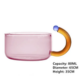 PrismaBrew Hittebestendige Glazen Theepot & Drinkbeker