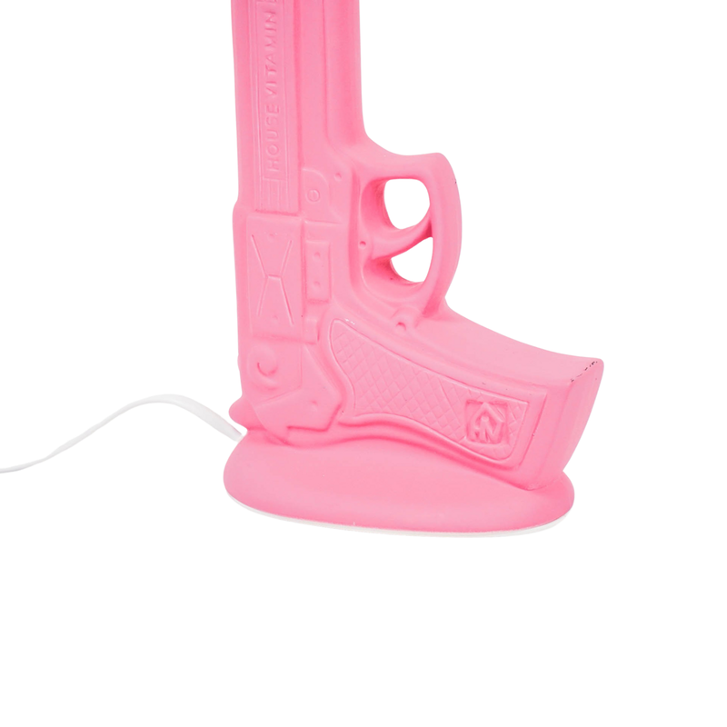 Tafellamp pistool roze